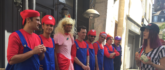 Team building Super Mario