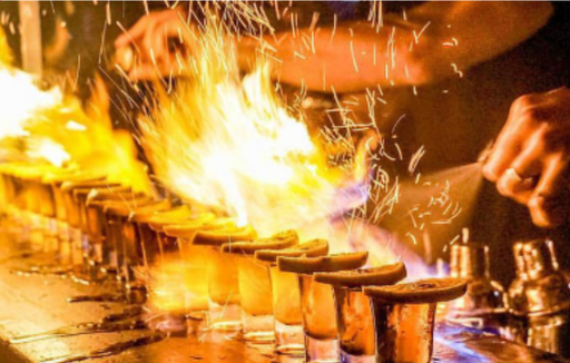 Shots feu d'artifice