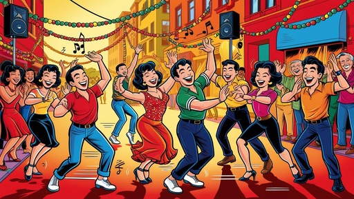 Salsa dans la rue