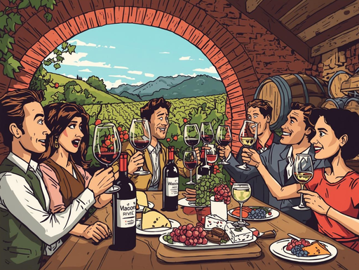 Dégustation de vin hongrois