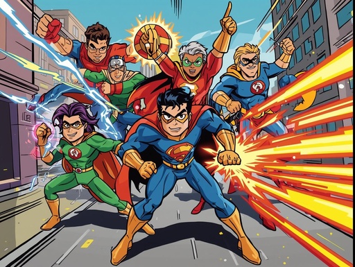 Supers pouvoirs d'équipe