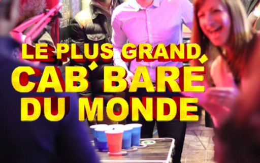 Plus grand cab' baré : beerpong